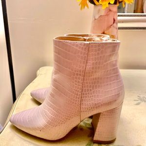 Beige booties-Express